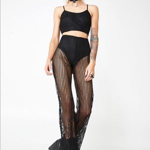 Dolls Kill Looking Thru You Sheer Set